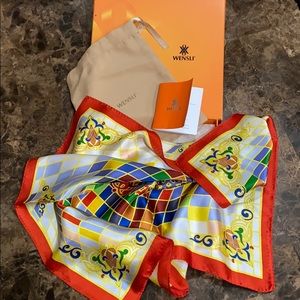 Wensli Scarf Brand new with box ,dust bag